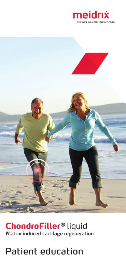Cover of ChondroFiller® liquid patient information